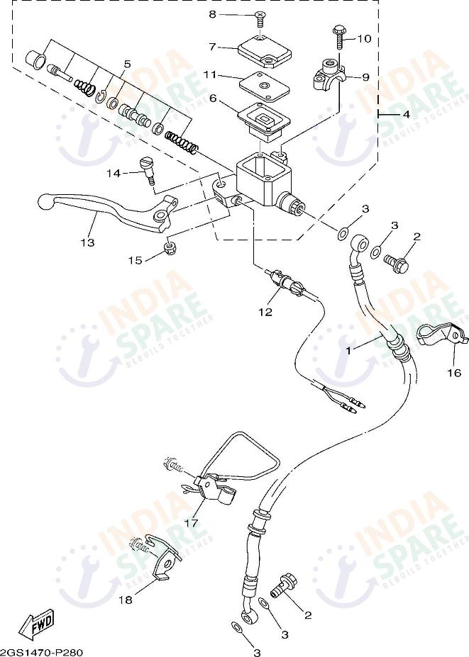 FRONT MASTER CYLINDER